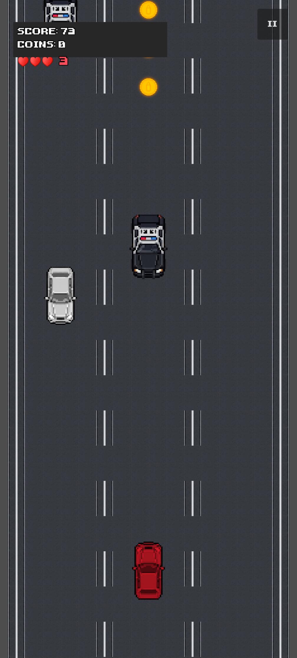 Street Runner — police and traffic